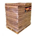 Palette de bûches densifiées (104 paquets de 5 bûches) / Livré